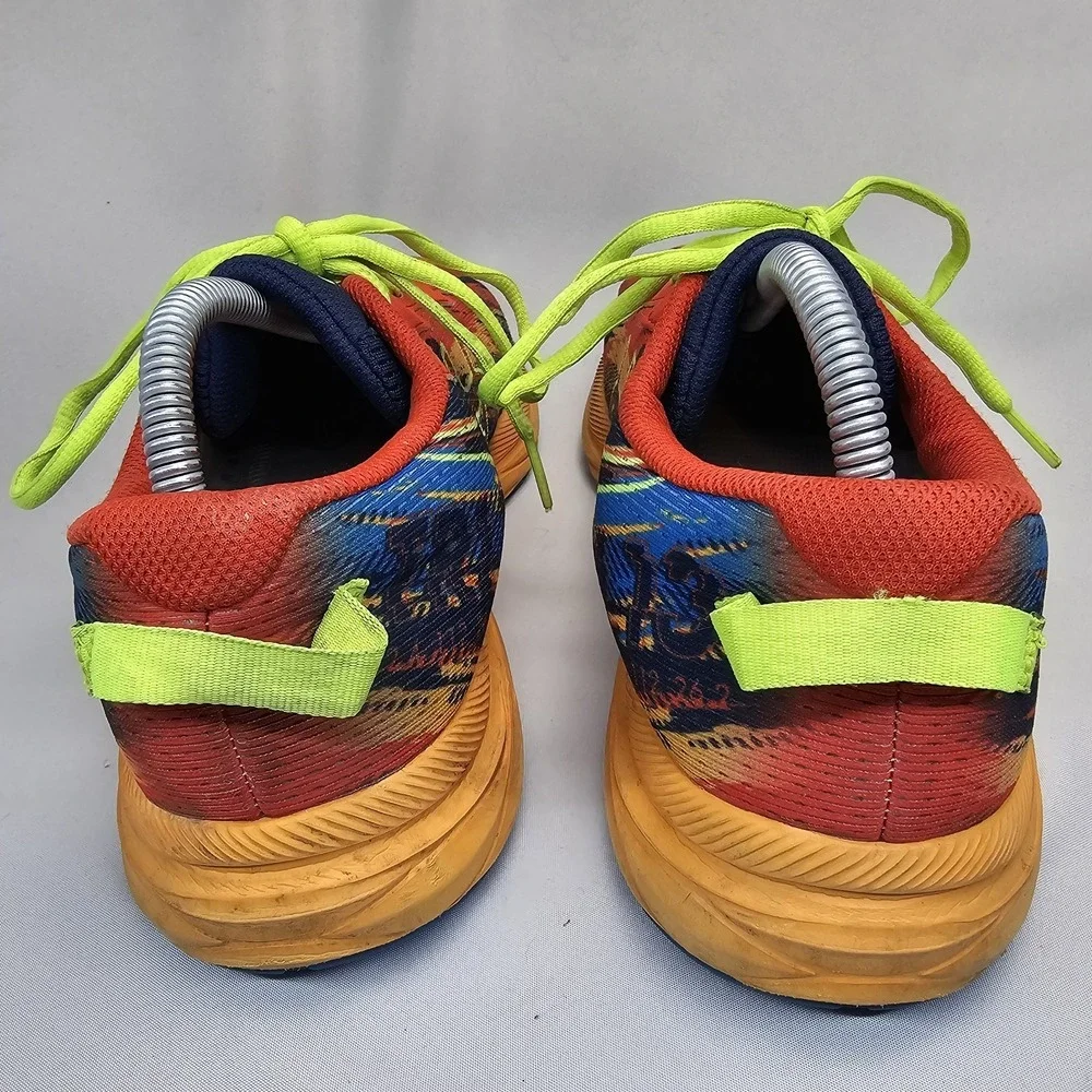 ASICS Noosa Tri 13 Running Shoes Mens Size 7 Orange Blue Yellow Athletic Sneaker